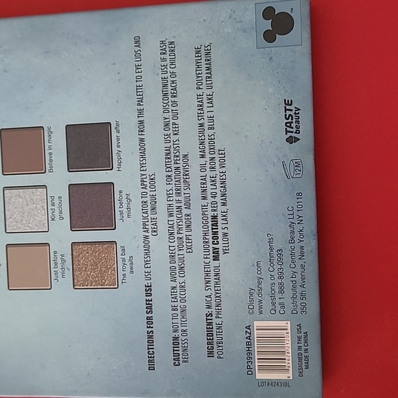 Disney Princess Cinderella Eye Shadow Palette NWT sealed - Picture 8 of 13